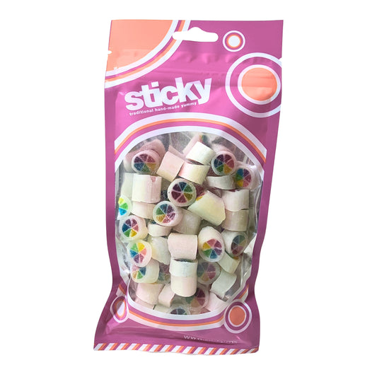 Caramelo arcoíris disco bolsa 80g