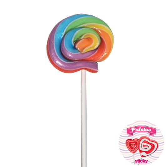 Paleta arcoíris sabor tutti frutti 20g