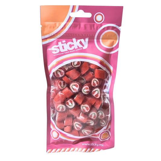 Caramelo cereza roja bolsa 80g